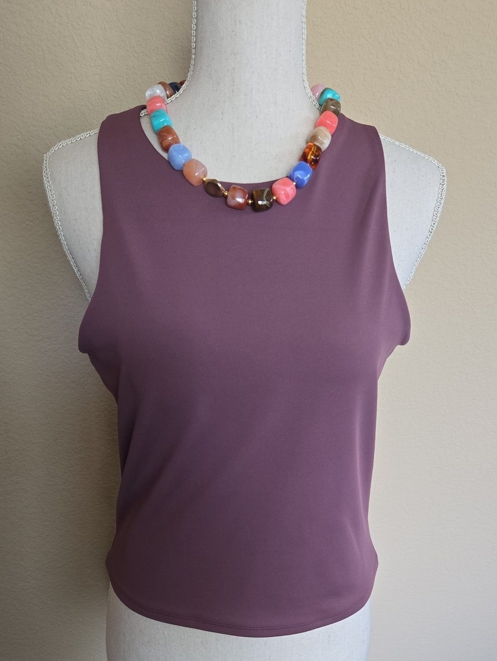 NEW Express Body Contour Scuba Tank Deep Mauve - L